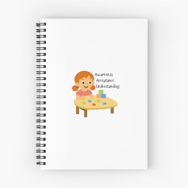 Item preview, Autism Awareness Acceptance Understanding Girl Illustration designed and sold by SparksCo2025.