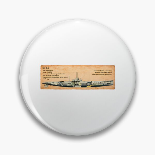 Item preview, Sm U-9 German Wwi Submarine Cutaway Diagram designed and sold by che-lseyhartman.