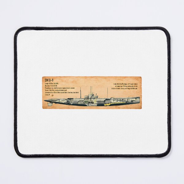 Item preview, Sm U-9 German Wwi Submarine Cutaway Diagram designed and sold by che-lseyhartman.