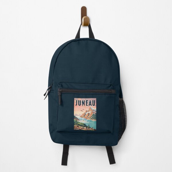 Item preview, Juneau Alaska Glacier Illustration Travel Art Vintage designed and sold by KrisSidDesigns.