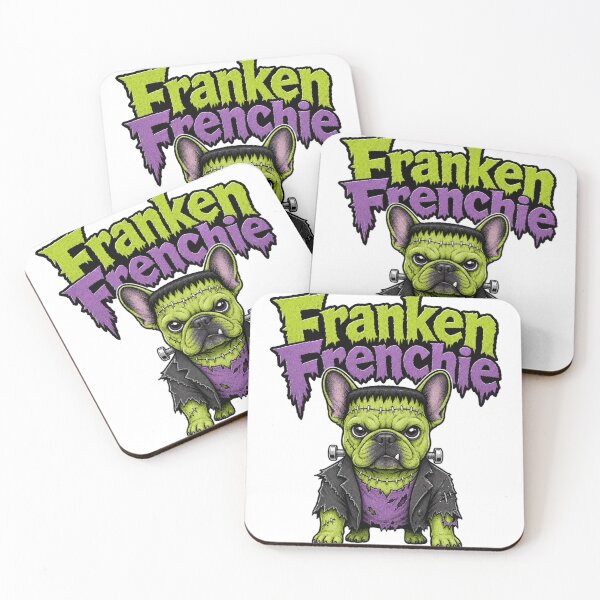 Item preview, Franken Frenchie Halloween designed and sold by BearLoveDesign.