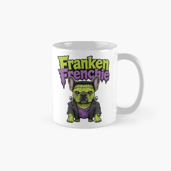 Artikelvorschau, Franken Frenchie Halloween entworfen und verkauft von BearLoveDesign.