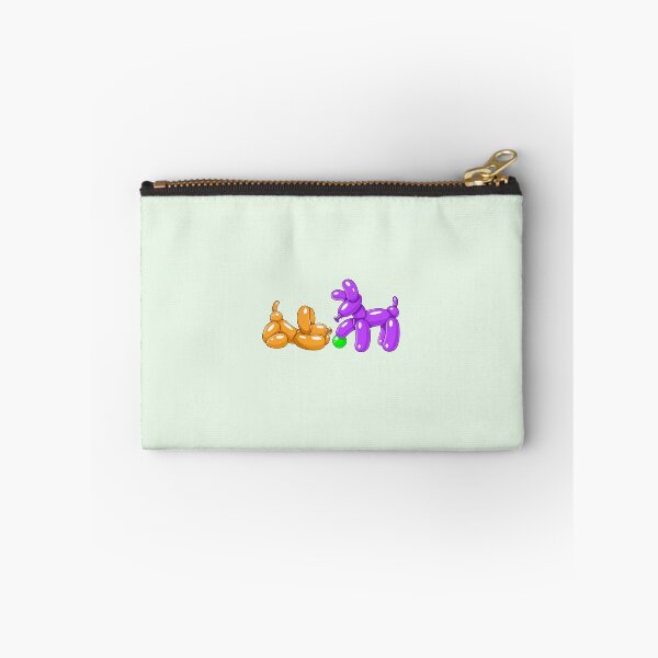 Item preview, Orange & Purple Balloon Dogs with Green Ball designed and sold by DesgnsxGifts.