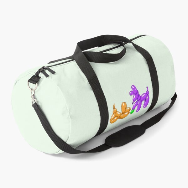 Item preview, Orange & Purple Balloon Dogs with Green Ball designed and sold by DesgnsxGifts.