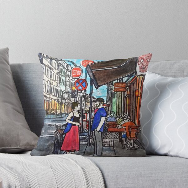 Item preview, A Chance Encounter – Louisenstraße & Rothenburger Straße designed and sold by UMA Urban Sketch.