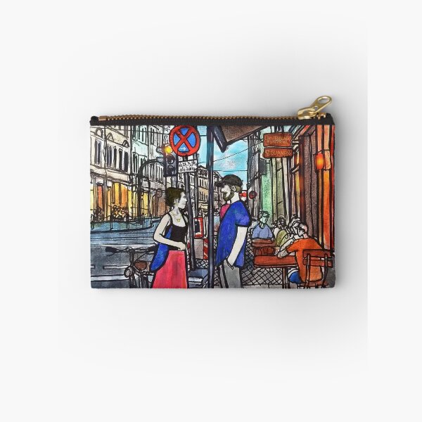Item preview, A Chance Encounter – Louisenstraße & Rothenburger Straße designed and sold by UMA Urban Sketch.