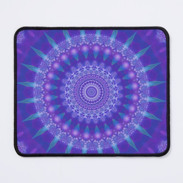 Item preview, Deep Purple Fractal Mandala designed and sold by Kelly Dietrich Mandala & Fractal Art.