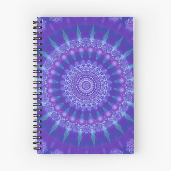 Item preview, Deep Purple Fractal Mandala designed and sold by Kelly Dietrich Mandala & Fractal Art.