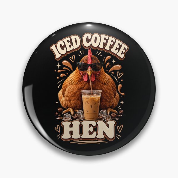 Item preview, Iced Coffee Hen designed and sold by EnchantedOwl.