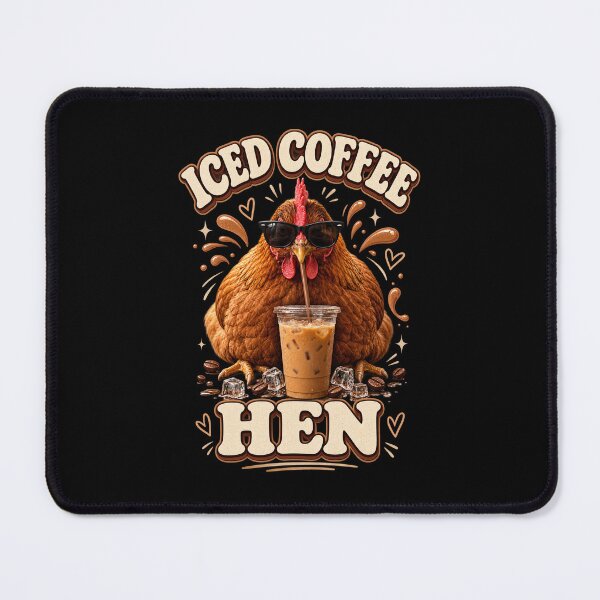 Item preview, Iced Coffee Chicken – Funny Coffee Lover Hen designed and sold by EnchantedOwl.