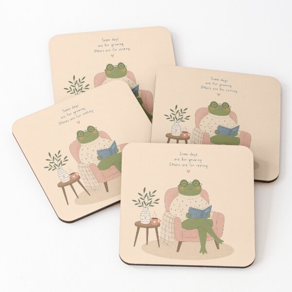Item preview, Frog cute saying some days are for growing.others are for resting designed and sold by patricijasojat.