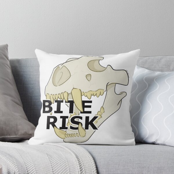 Item preview, "Bite Risk" Skull designed and sold by DigiDragon7.