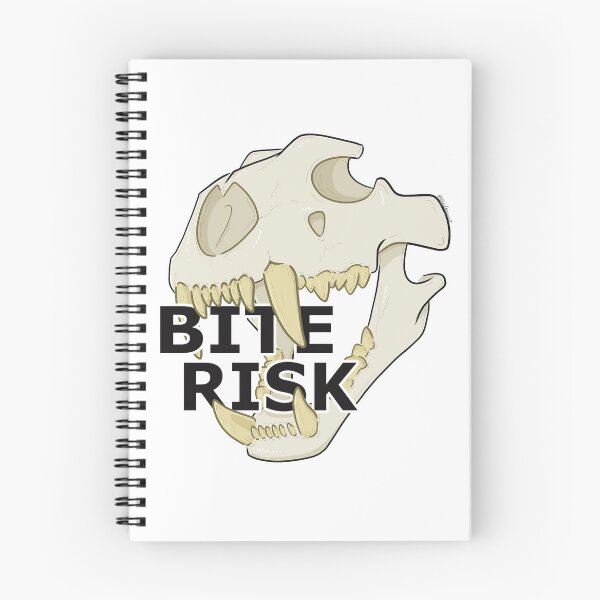 Item preview, "Bite Risk" Skull designed and sold by DigiDragon7.
