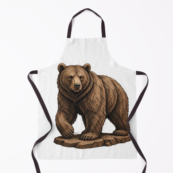 Item preview, Detailed Brown Bear Walking on Rock designed and sold by Snurly.