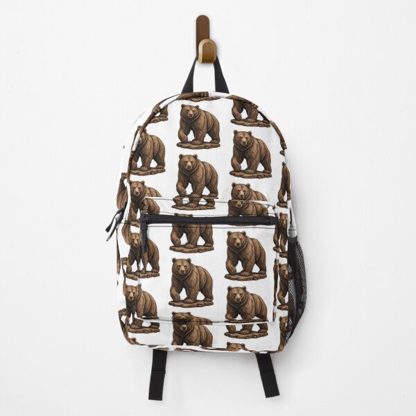 Item preview, Detailed Brown Bear Walking on Rock designed and sold by Snurly.