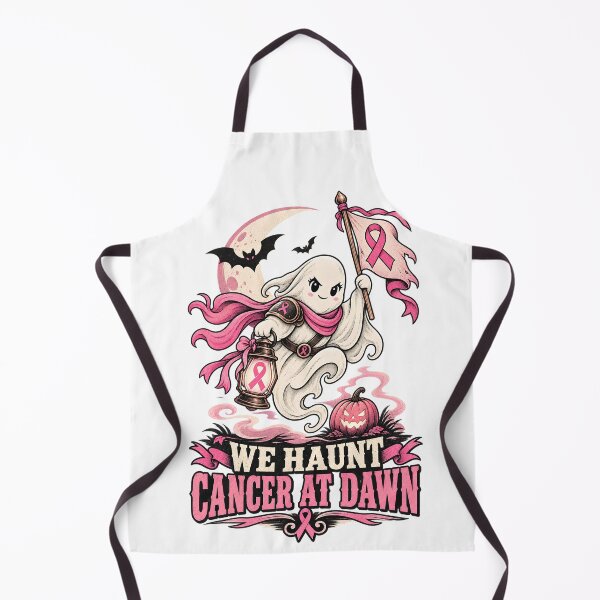 Item preview, Pink Ribbon Cancer , We Haunt Cancer at Dawn T-Shirt, Breast Cancer Awareness Gift, Halloween Support Graphic Tee designed and sold by OUICHA.