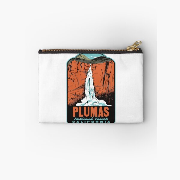 Item preview, Feather Falls Plumas National Forest Retro Travel Poster designed and sold by HalpinDesign.