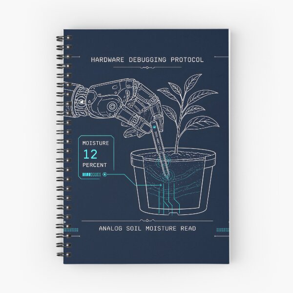 Item preview, Hardware Debugging Soil Moisture Read Funny Plant Parent designed and sold by ThirdShiftLab.