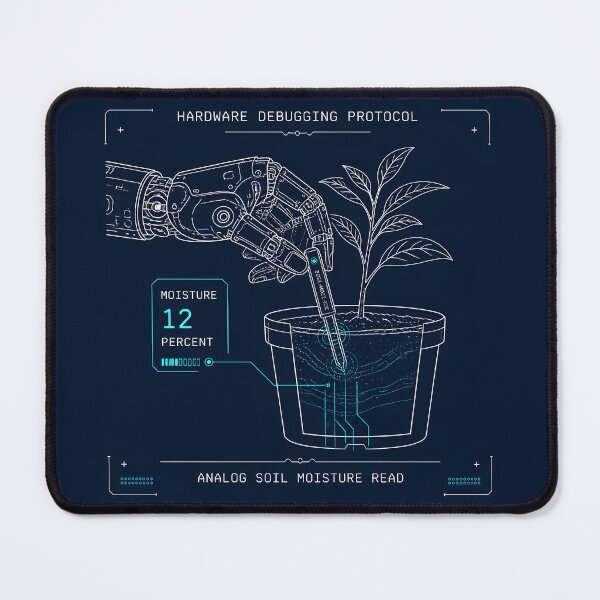 Item preview, Hardware Debugging Soil Moisture Read Funny Plant Parent designed and sold by ThirdShiftLab.
