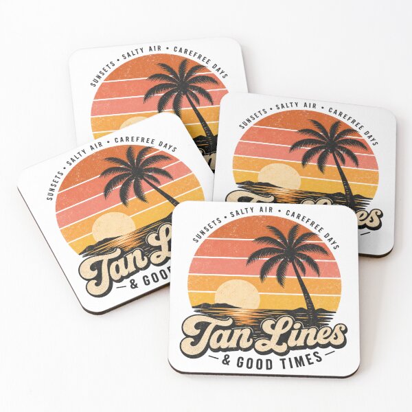 Item preview, Tan Lines & Good Times | Funny Summer Beach Vacation T-Shirt designed and sold by rushaib.