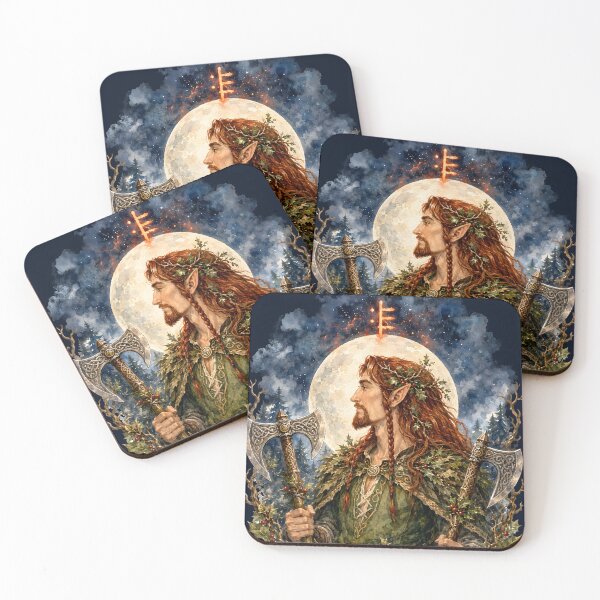 Item preview, Tínne the Holly King designed and sold by Neely Stewart.