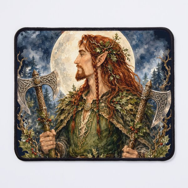 Item preview, Tínne the Holly King designed and sold by Neely Stewart.