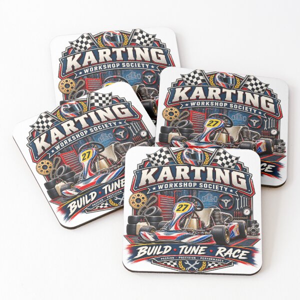 Item preview, Karting Workshop Society Build Tune Race designed and sold by Rhubarb Bridge Merch.