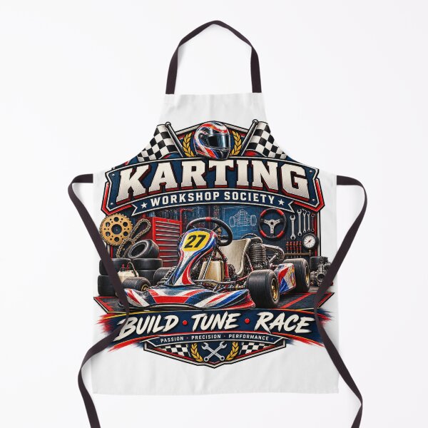 Item preview, Karting Workshop Society Build Tune Race designed and sold by Rhubarb Bridge Merch.
