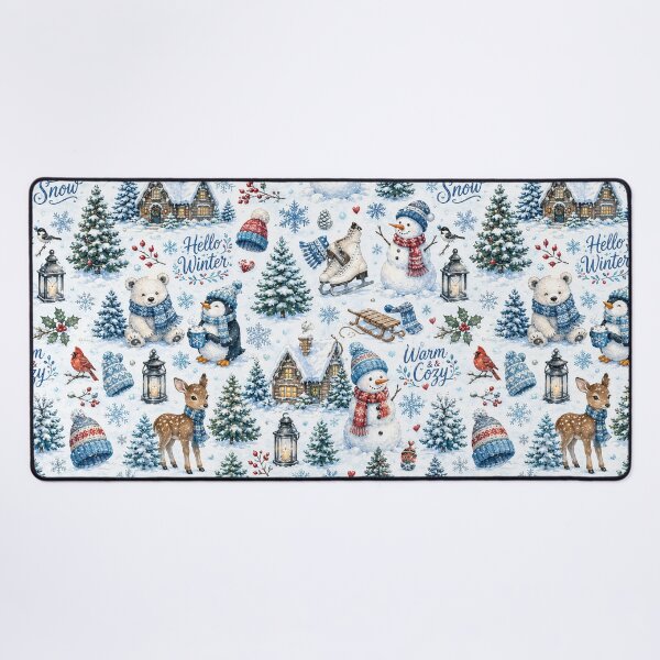 Item preview, Watercolor Winter Wonderland designed and sold by Military Insignia Products.