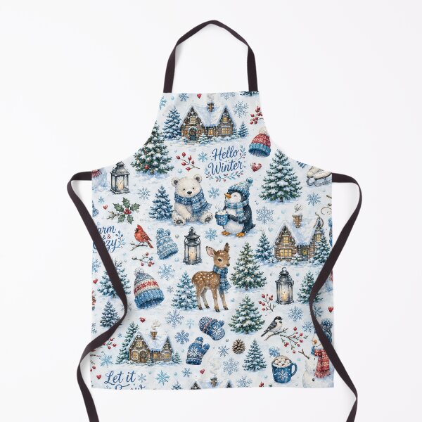 Item preview, Watercolor Winter Wonderland designed and sold by Military Insignia Products.