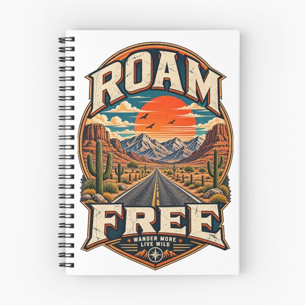 Item preview, Roam Free Desert Highway Adventure designed and sold by CodePaws Creations.