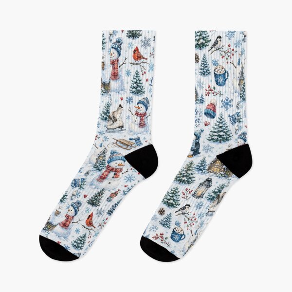 Item preview, Watercolor Winter Wonderland designed and sold by Military Insignia Products.