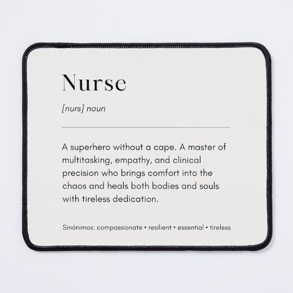 Item preview, Nurse Definition Gift | Funny Nurse Quote Art | RN Appreciation Design | Nursing Student Graduation Gift | ICU Nurse Definition | Nurse Practitioner Typography | Nurse Life Decor designed and sold by LitzoyGlobeArt.