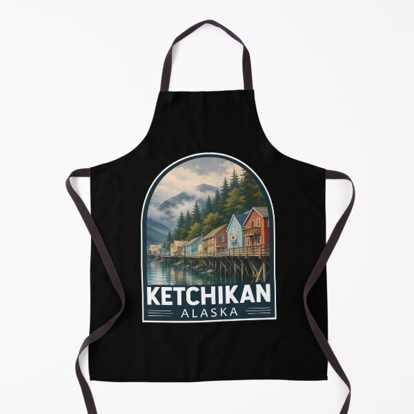 Item preview, Ketchikan Alaska Travel Art Emblem designed and sold by KrisSidDesigns.
