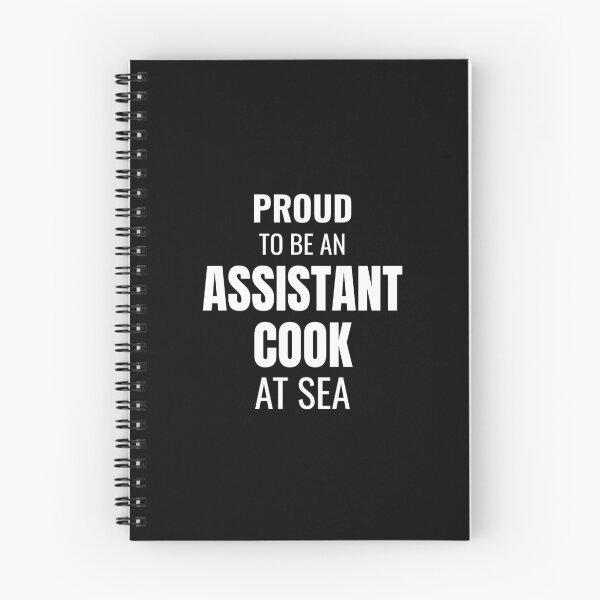 Item preview, Proud to be a Assistant Cook at Sea (White) designed and sold by ShipCrewNation.