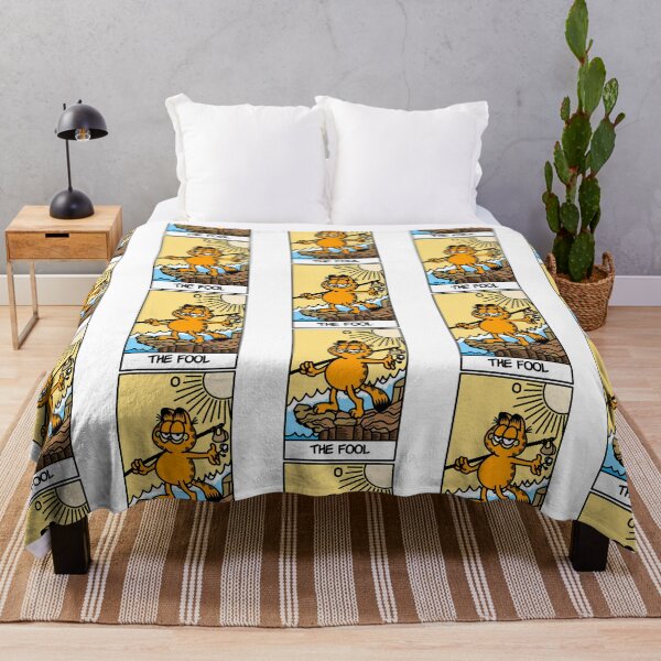 Item preview, The Fool Tarot Card But It'S Garfield designed and sold by Nova-hLeivghky.