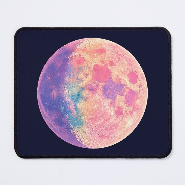 Item preview, Colorful Pastel Moon Sticker | Psychedelic Art designed and sold by Her-XP.