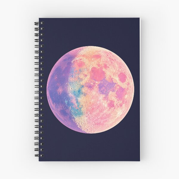 Item preview, Colorful Pastel Moon Sticker | Psychedelic Art designed and sold by Her-XP.