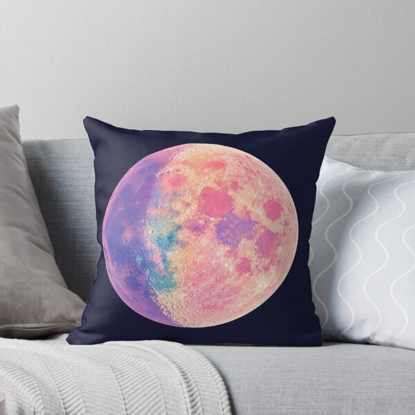 Item preview, Colorful Pastel Moon Sticker | Psychedelic Art designed and sold by Her-XP.