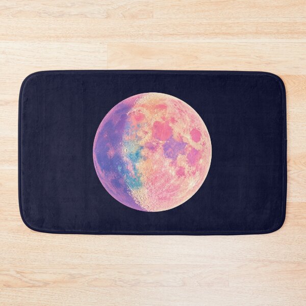 Item preview, Colorful Pastel Moon Sticker | Psychedelic Art designed and sold by Her-XP.