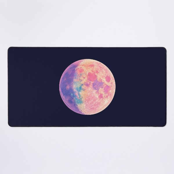 Item preview, Colorful Pastel Moon Sticker | Psychedelic Art designed and sold by Her-XP.