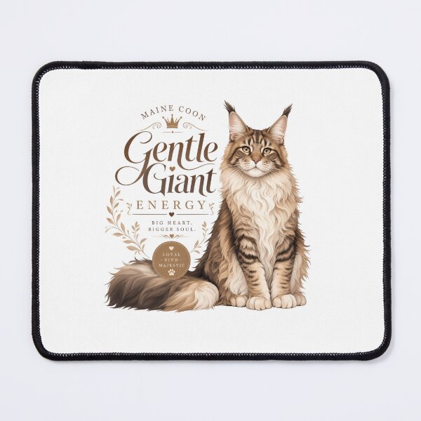 Item preview, Gentle Giant Energy Maine Coon Cat Dad Kawaii T-Shirt designed and sold by Ashley critters.