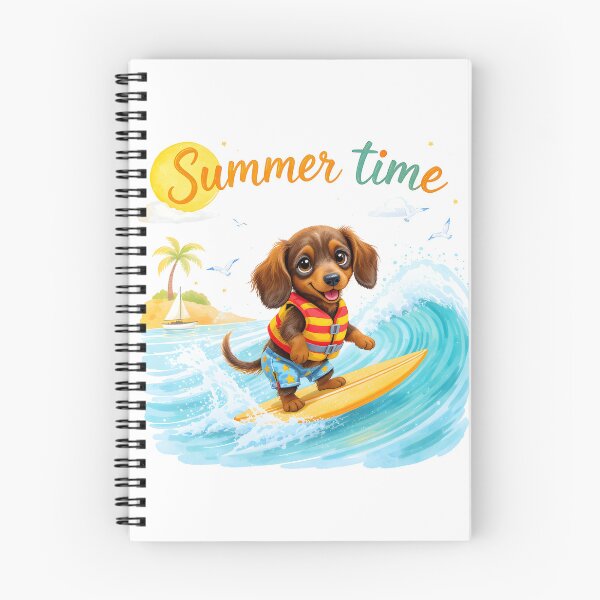 Item preview, Cute Dachshund Summer Time designed and sold by Kedspicedesign.