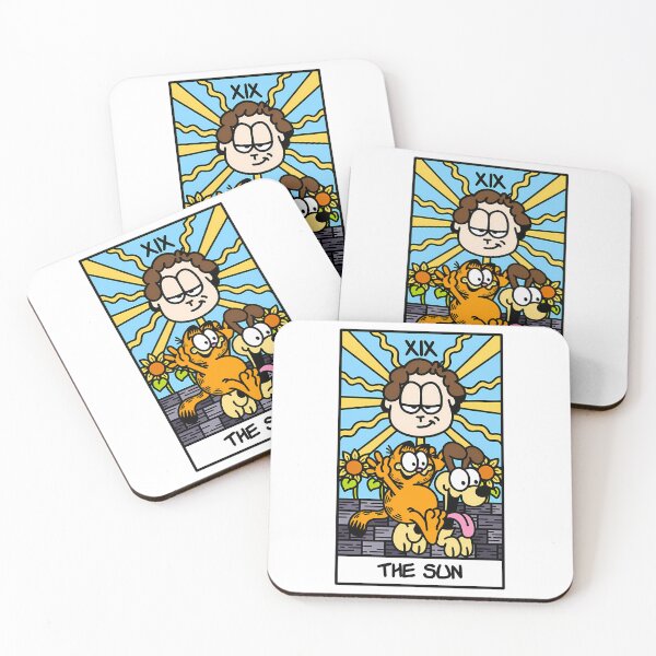 Item preview, The Sun Tarot Card But It'S Garfield designed and sold by Nova-hLeivghky.