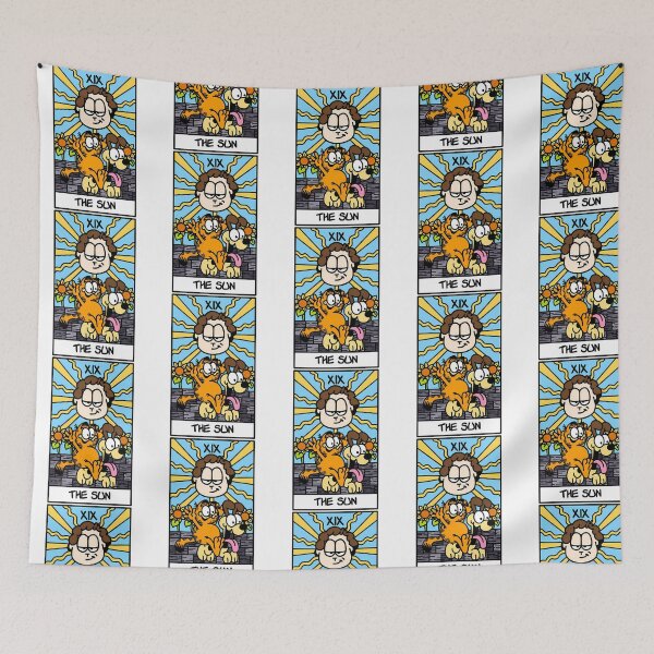 Item preview, The Sun Tarot Card But It'S Garfield designed and sold by Nova-hLeivghky.