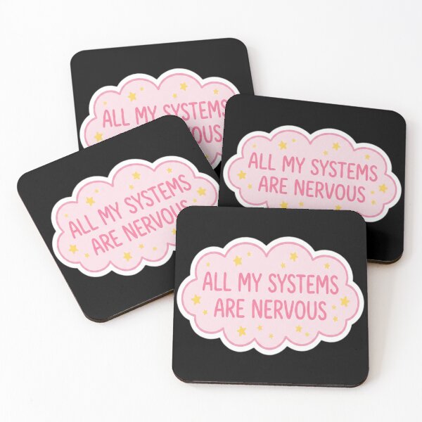 Item preview, All My Systems Are Nervous - Funny Sarcstic designed and sold by vrbkaurmanx12.