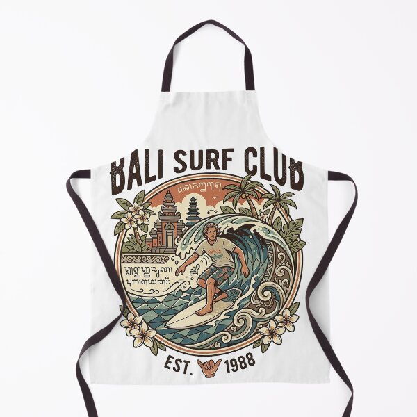 Item preview, Vintage Bali Surf Club Tropical Retro Surfer designed and sold by cannsuh.
