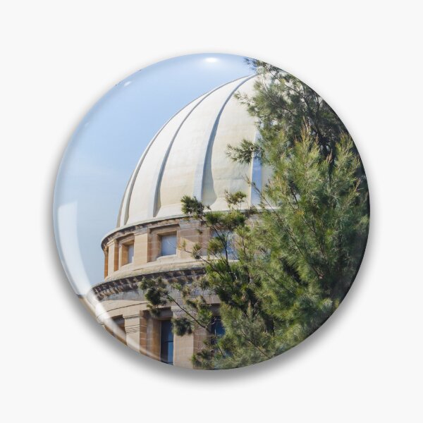 Item preview, Historic Domed Building With Statue Above Surrounded by Trees and Sunny Blue Sky designed and sold by Nmallia.