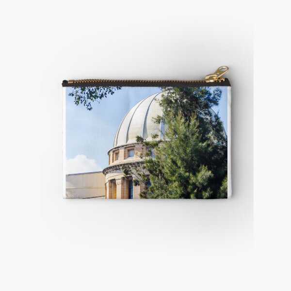 Item preview, Historic Domed Building With Statue Above Surrounded by Trees and Sunny Blue Sky designed and sold by Nmallia.