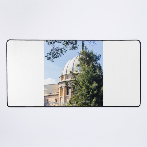 Item preview, Historic Domed Building With Statue Above Surrounded by Trees and Sunny Blue Sky designed and sold by Nmallia.